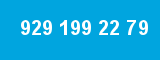 929 199 22 79 929 199 22 79